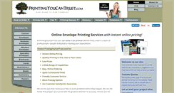 Desktop Screenshot of printingyoucantrust.com