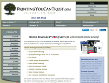 Tablet Screenshot of printingyoucantrust.com